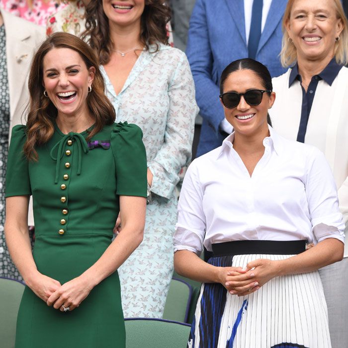 Meghan Markle y Kate Middleton, risas y confidencias en el tenis