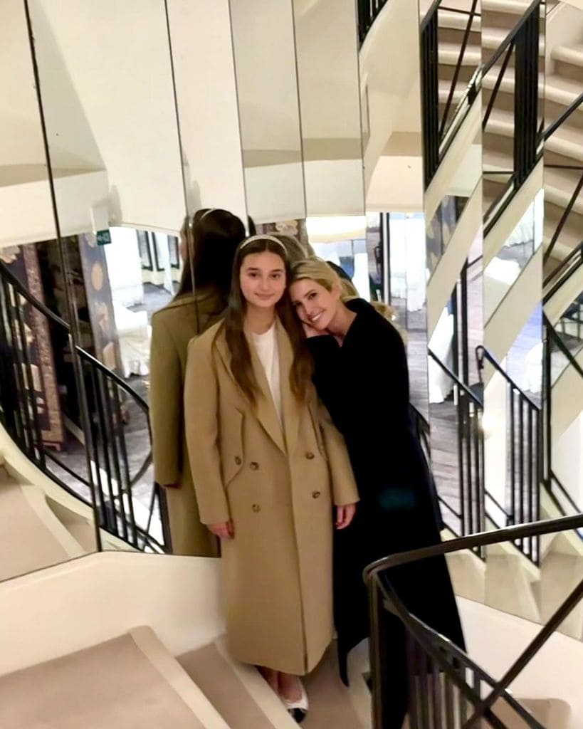 Ivanka Trump comparte entrañables fotos junto a su hija Arabella en París