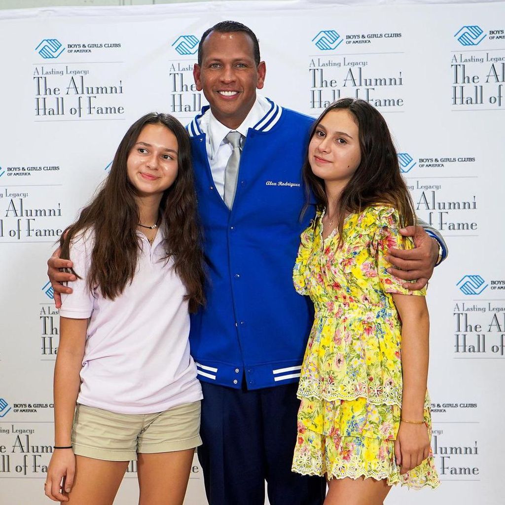 alex rodriguez y sus hijas