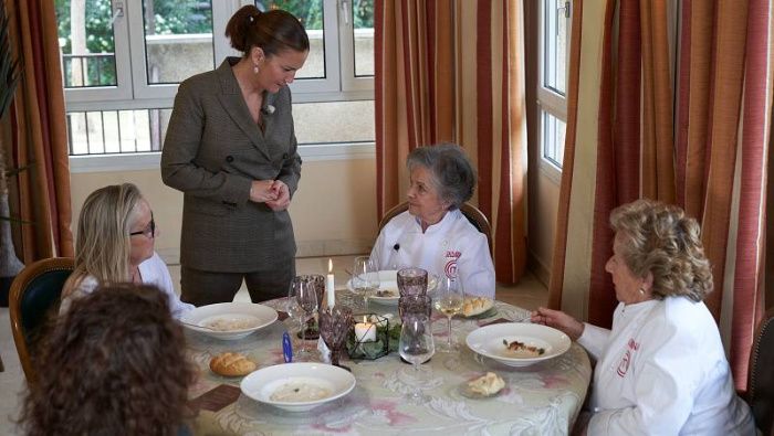 Almuerzo en residencia de ancianos de Madrid en MasterChef