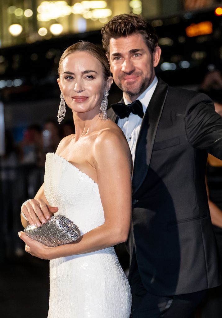 Emily Blunt and John Krasinski at the Albie Awards in New York, September 26, 2024