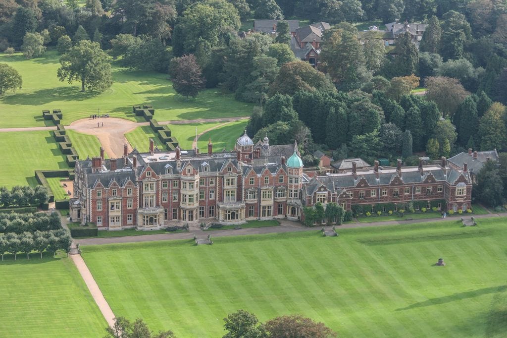 Residencia real de Sandringham, en Norfolk, Inglaterra