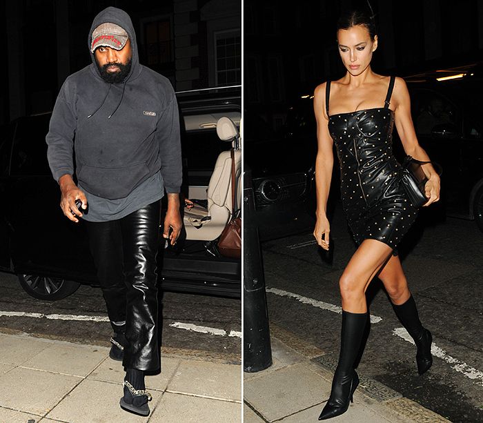 Kanye West e Irina Shayk, juntos en Londres