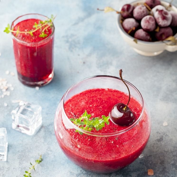 Gazpacho de cerezas