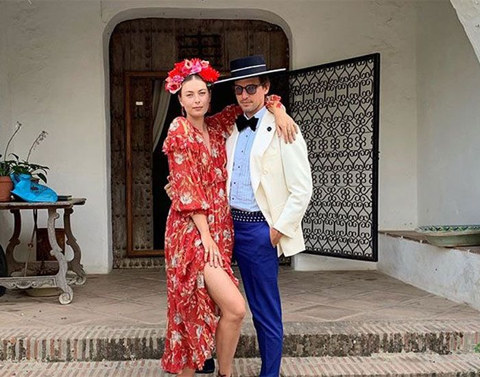 Maria Sharapova, la más flamenca en el cumpleaños de su novio, Alex Gilkes, gran amigo del príncipe Harry