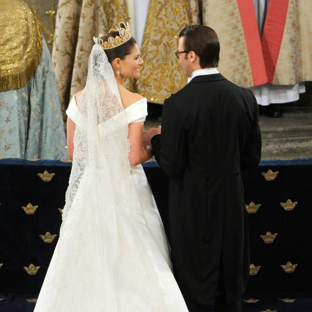 Victoria de Suecia en su boda