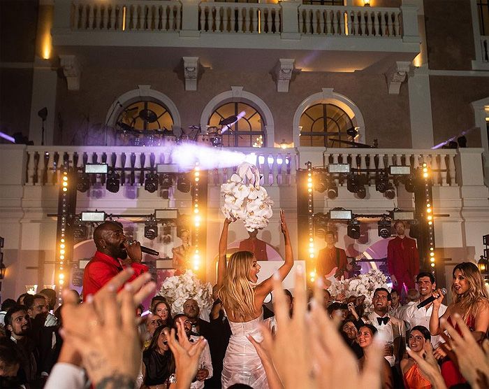 El banquete de boda de Thibaut Courtois y Mishel Gerzig