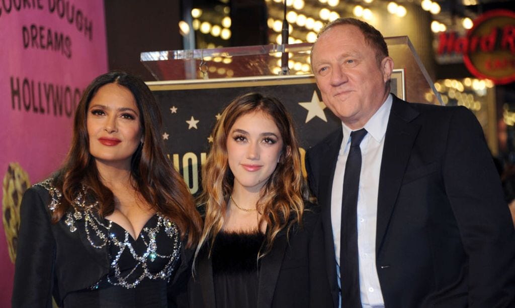 Salma Hayek François-Henri Pinault y su hija Valentina Paloma