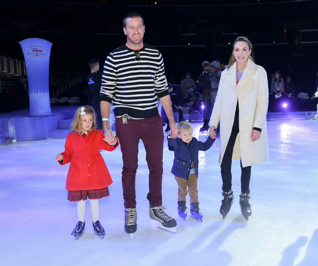 Armie Hammer, Elisabet Chambers y sus hijos