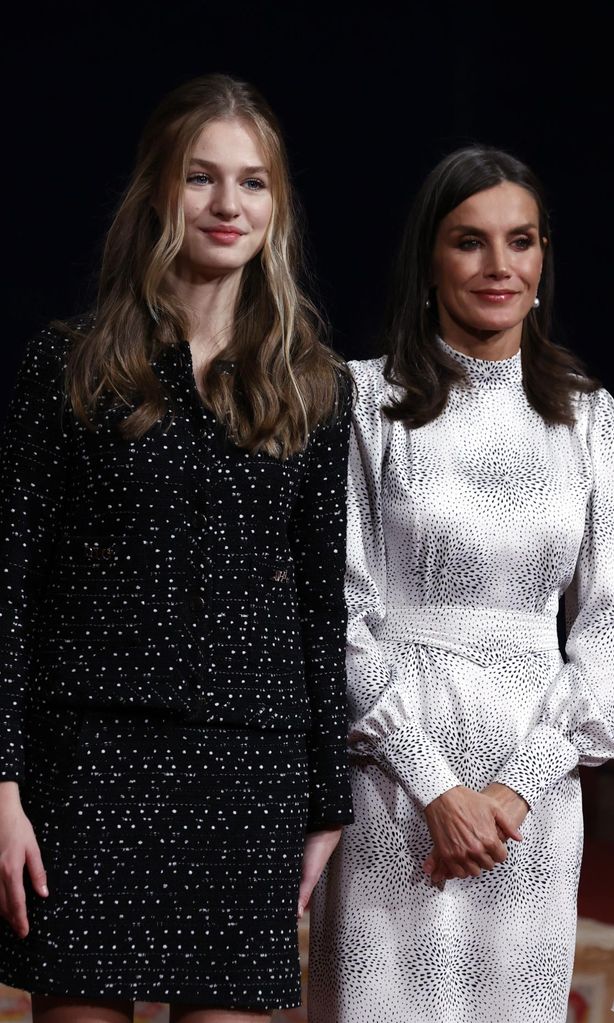 Princesa Leonor y la reina Letizia