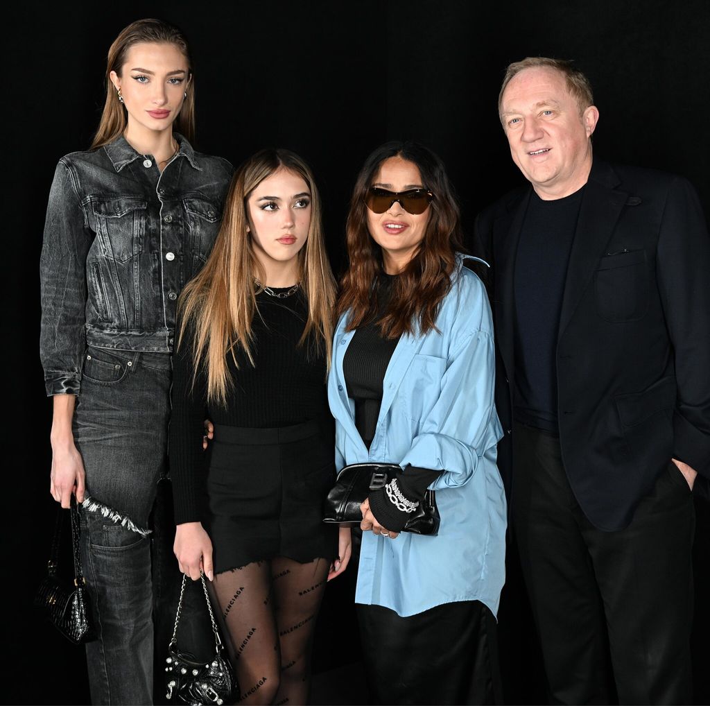 mathilde pinault valentina paloma pinault salma hayek y francois henri pinault