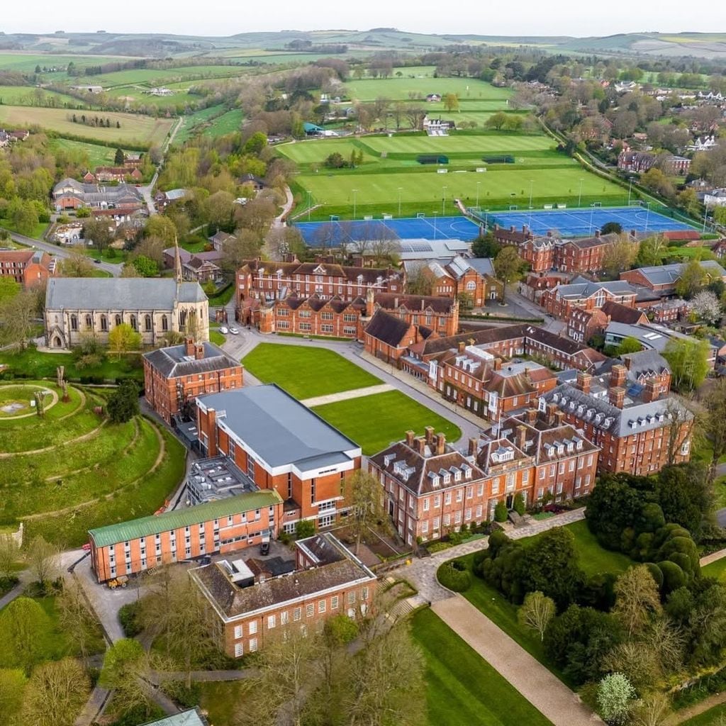 Vista aérea del Marlborough College