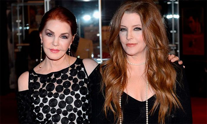 Priscilla Presley y su hija Lisa Marie