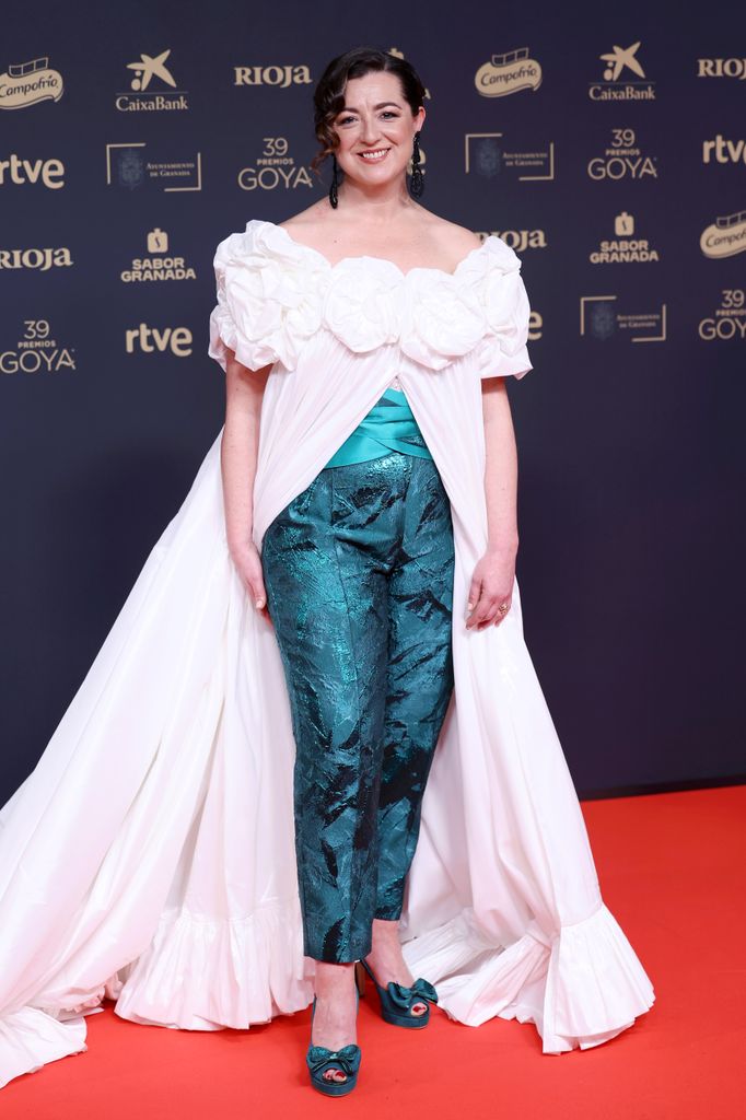 Lucía Veiga en la alfombra roja de los premios Goya 2025