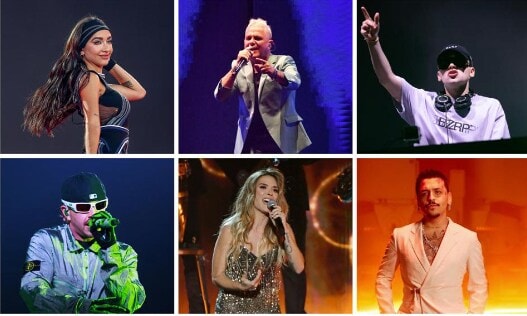 Cantantes que estarán en los Latin Grammys 2023