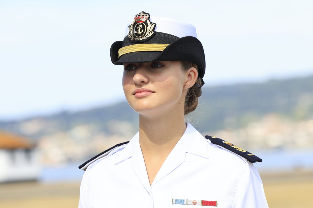 Leonor en la Escuela Naval de Marín