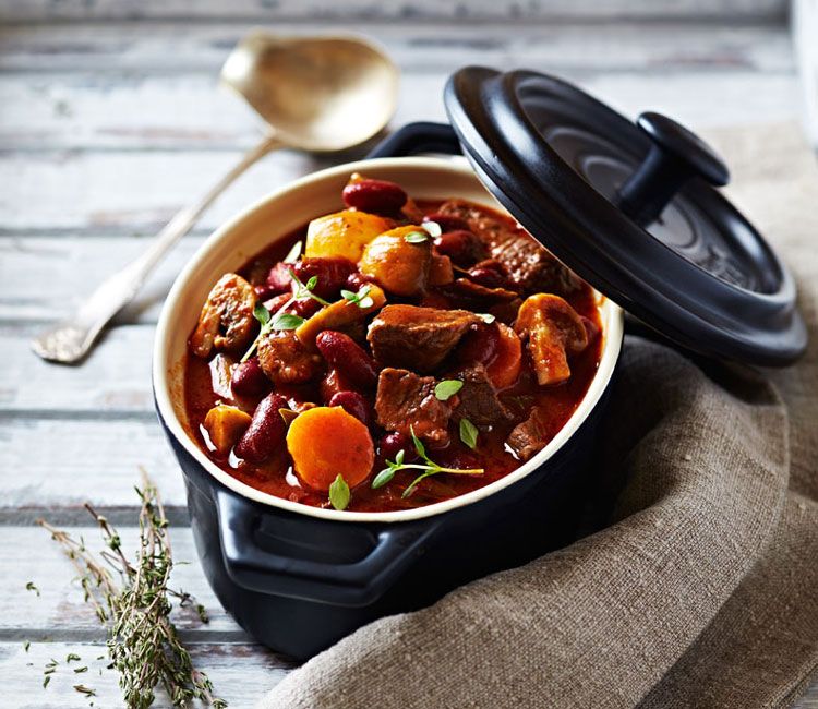 'Goulash' con verduras y champiñones