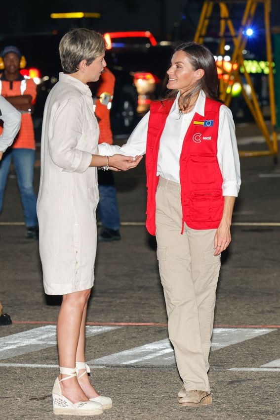 La reina Letizia llega a Colombia