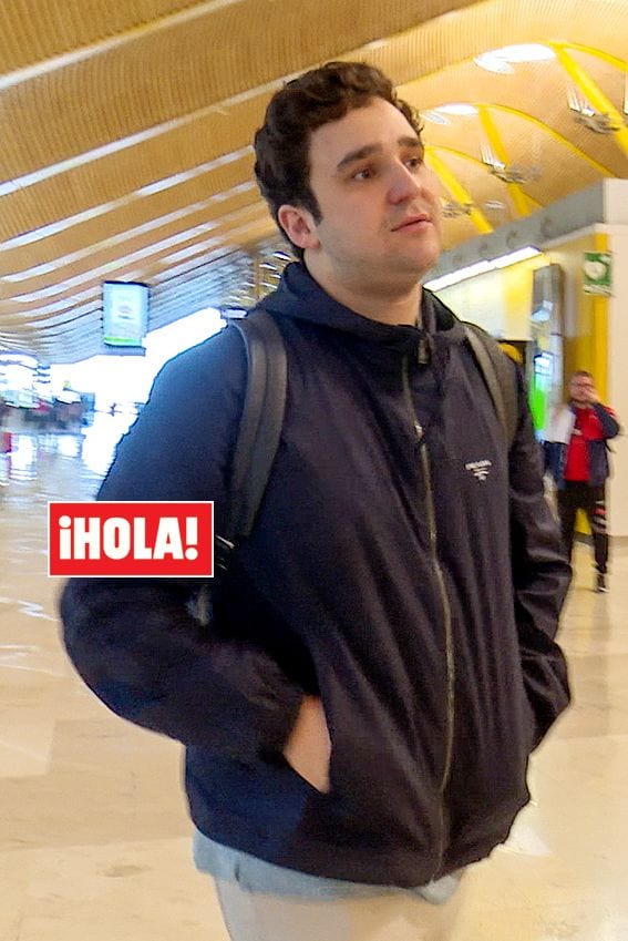 Felipe de Marichalar en aeropuerto