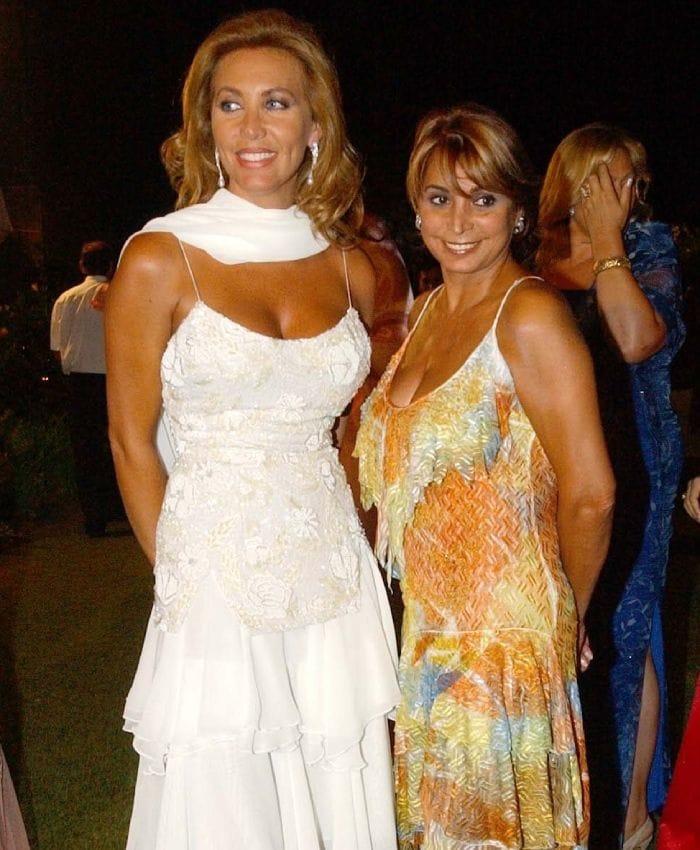 Mayka Vergara y su amiga Norma Duval