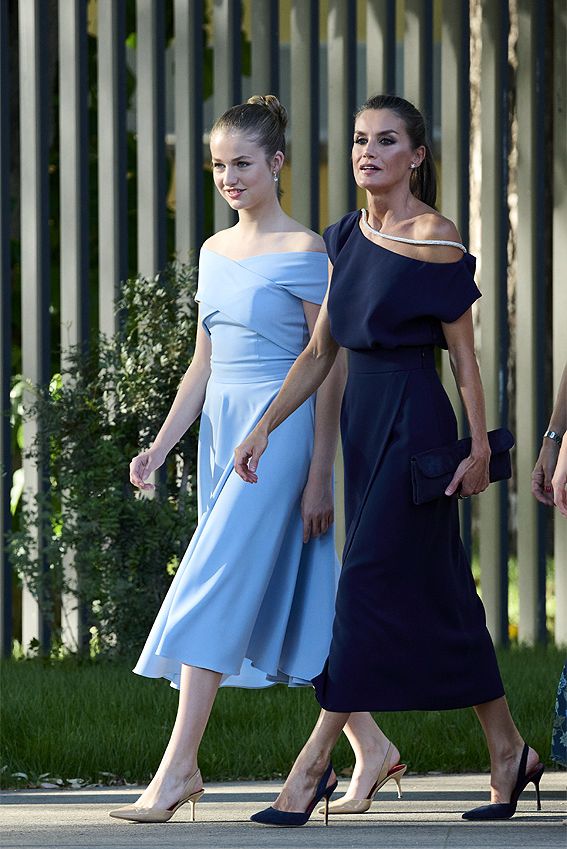 La reina Letizia y la princesa Leonor