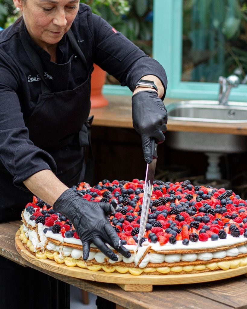 Tartas de boda con frutas