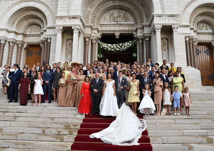 La foto familiar de la boda de Louis Ducruet y Marie Chevallier con los Grimaldi y ¿sin Charlene?