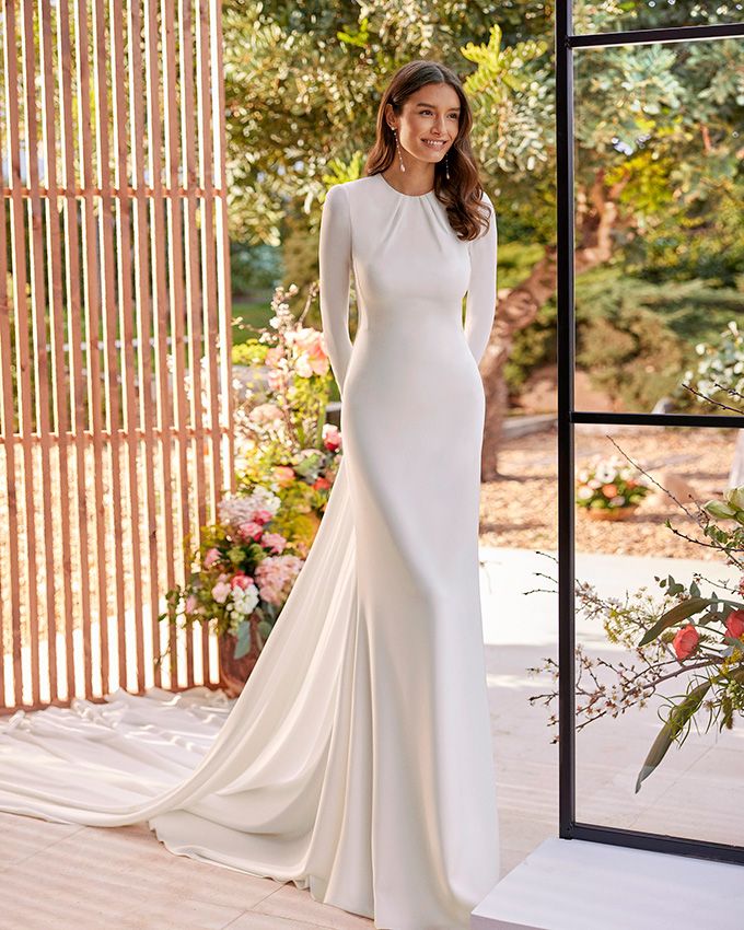 Vestidos de novia para una boda religiosa muy elegantes