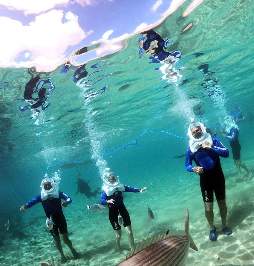 Sea trek en Lanzarote