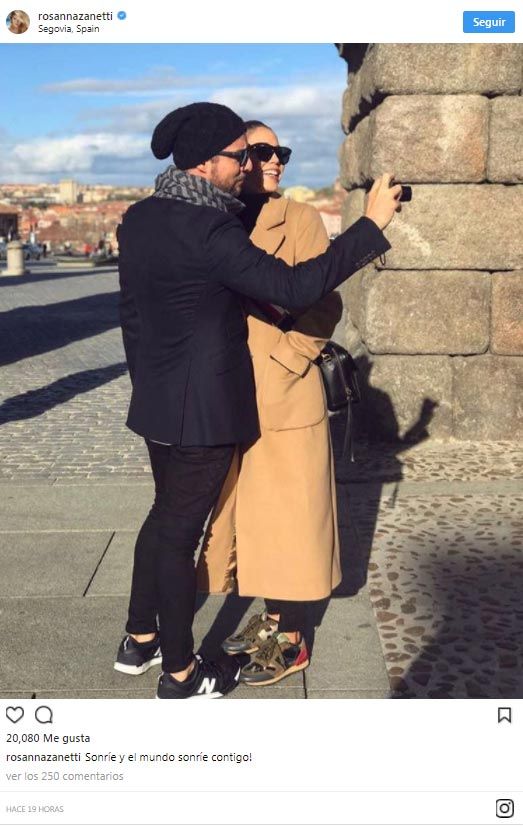 David Bisbal y Rosanna Zanetti