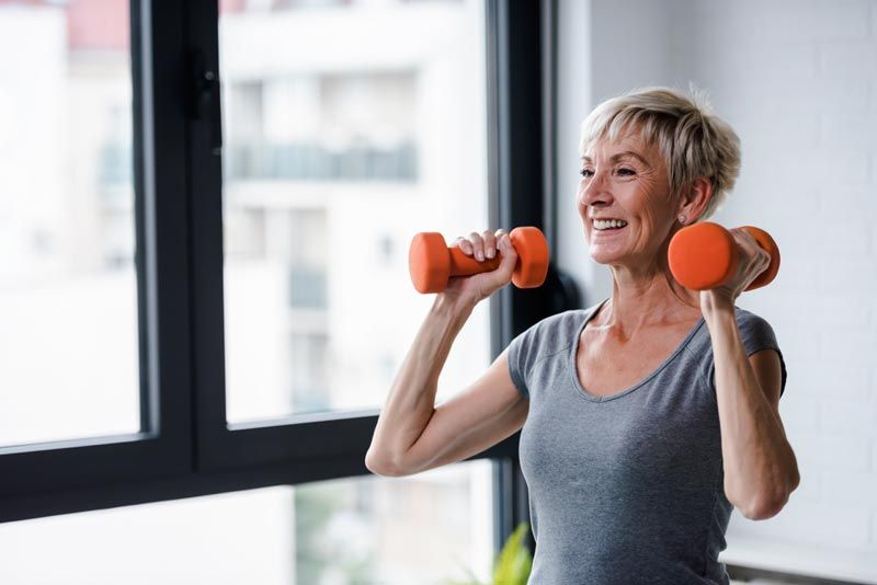 mujer ejercicio