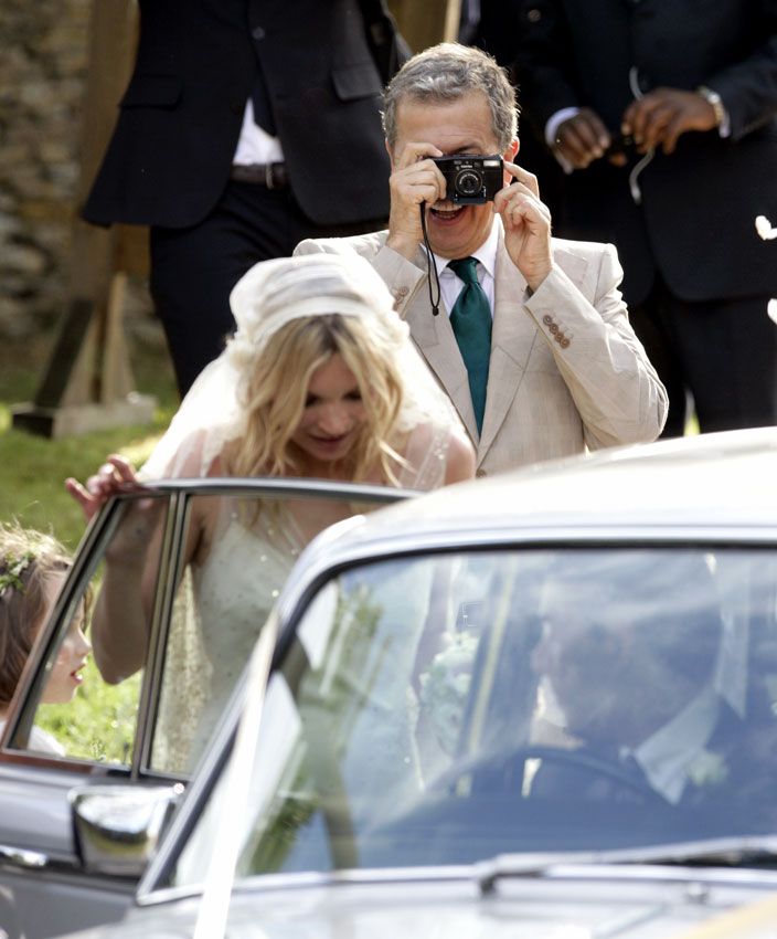 Mario Testino en la boda de Kate Moss