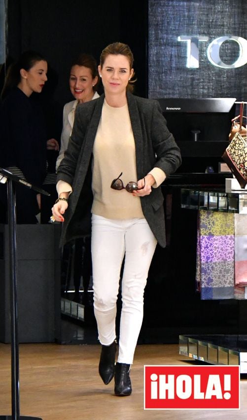 Amelia Bono de compras por Madrid. Foto: Clipper