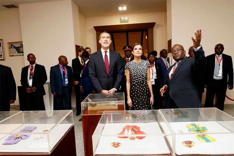 Los reyes Felipe y Letizia en Angola