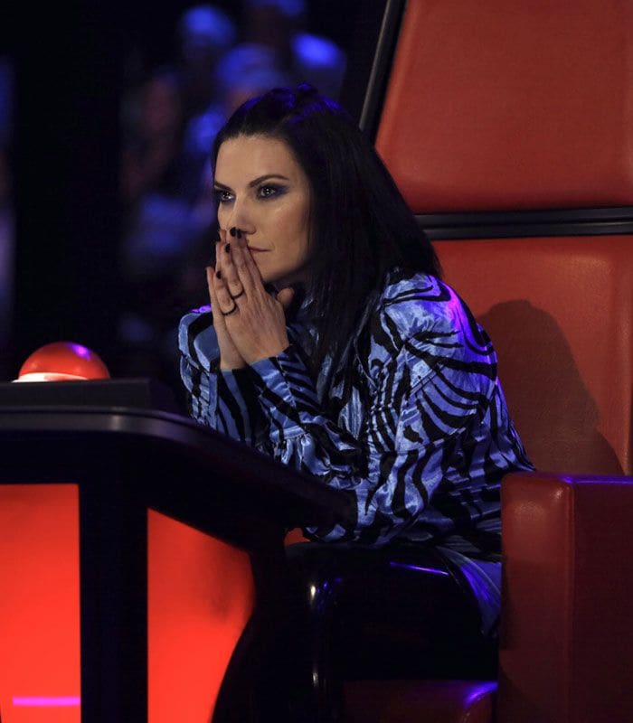 Laura Pausini en la semifinal de 'La Voz'