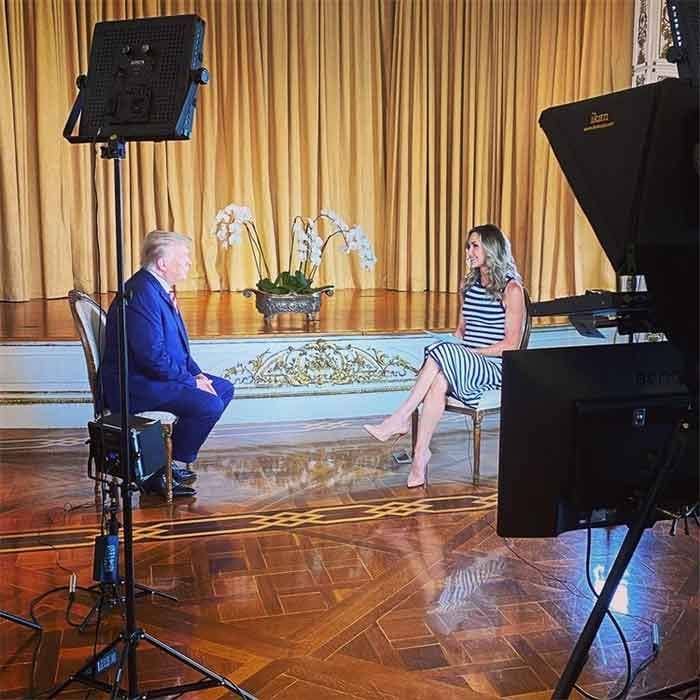 Lara Trump entrevista a Donald Trump