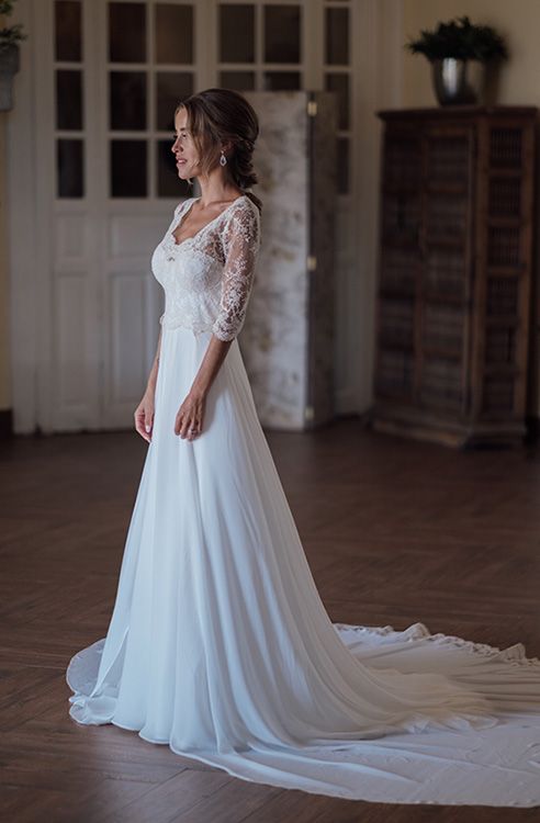 vestido novia lorena merino atelier