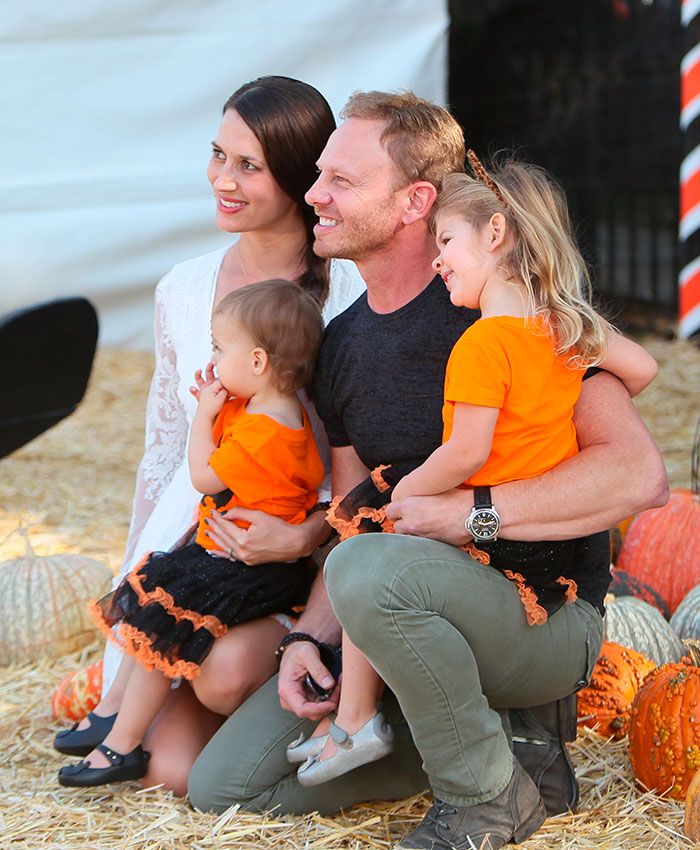 Ian Ziering y su familia