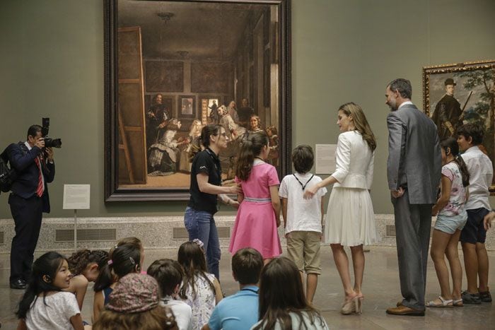 Los reyes Felipe y Letizia acto en su tercer aniversario de proclamación