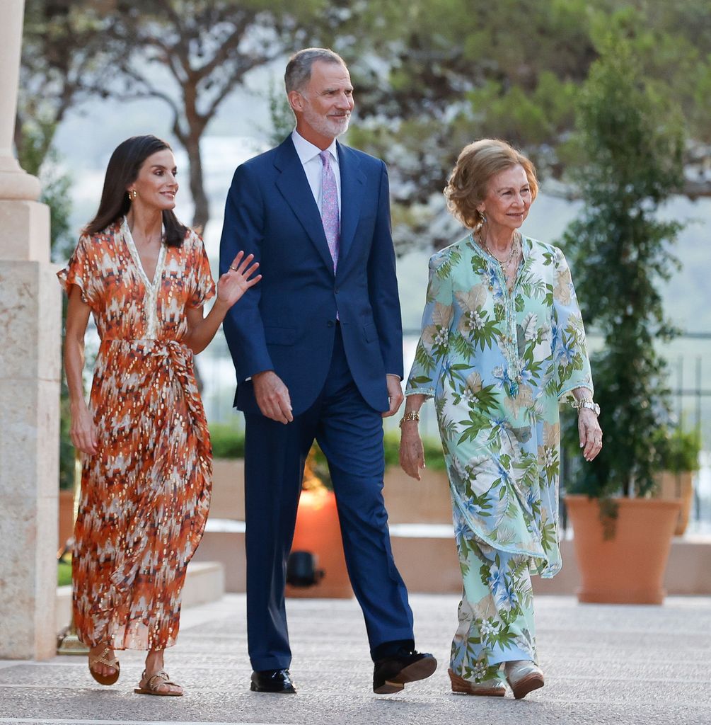  La reina Letizia, Felipe VI y la reina Sofía en Mallorca