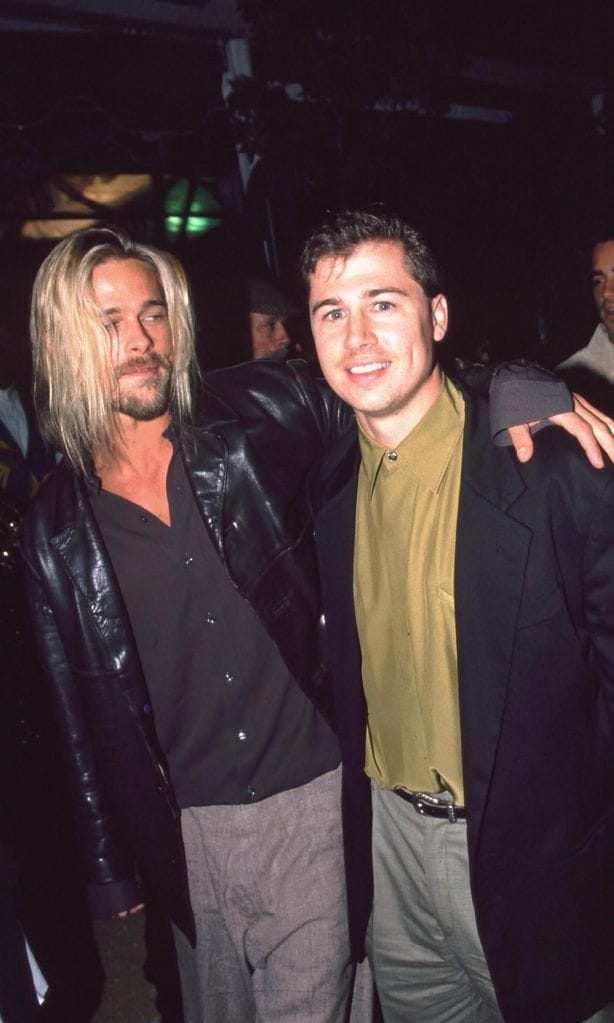 Brad Pitt y su hermano Doug