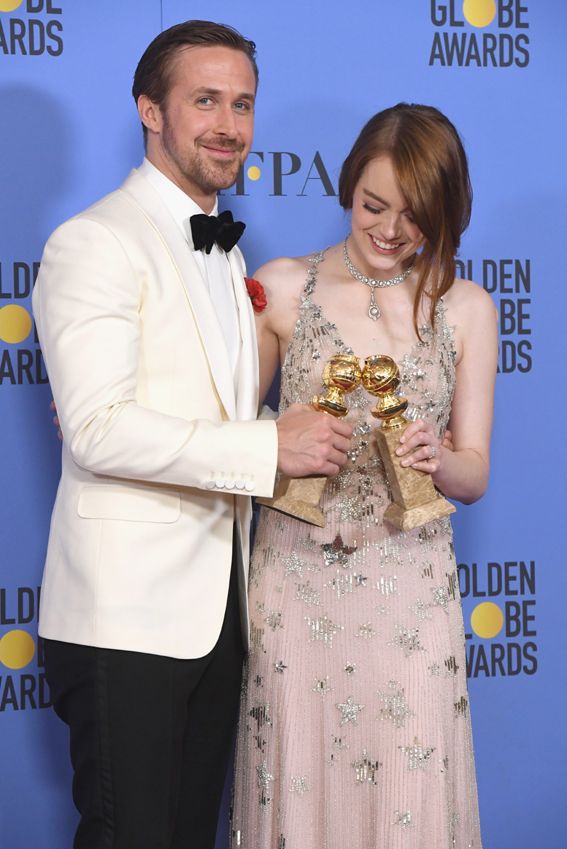 Emma Stone y Ryan Gosling obtuvieron sendos Globo de Oro y Oscar por 'La La Land'