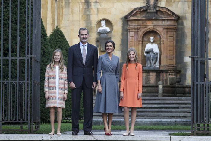 Los Reyes, la princesa Leonor y la infanta Sofía