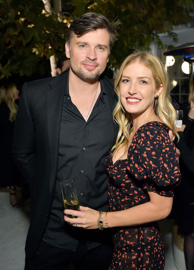 Tom Welling junto a su mujer, Jessica Rose Lee