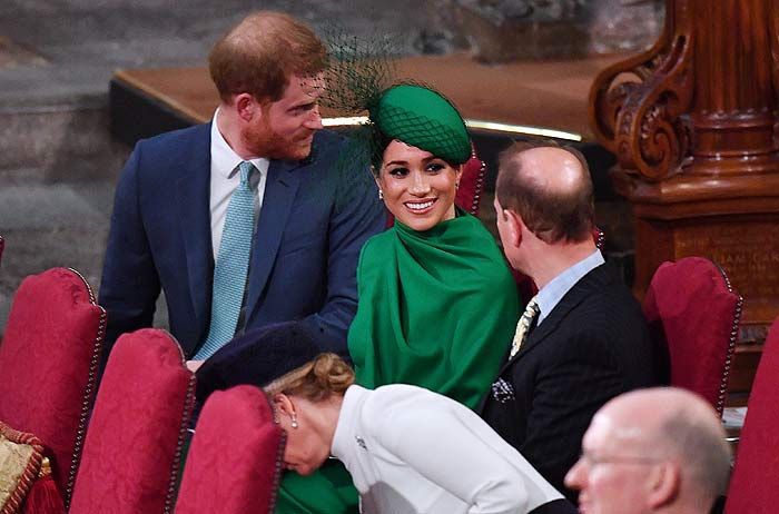 El encuentro que casi no fue: así ha sido el último acto juntos de los duques de Cambridge y los de Sussex