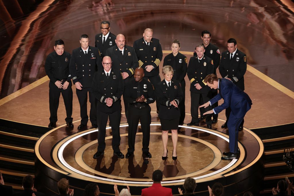 El cuerpo de bomberos en los Oscar