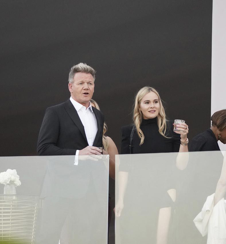 Gordon Ramsay en la boda de Brooklyn Beckham