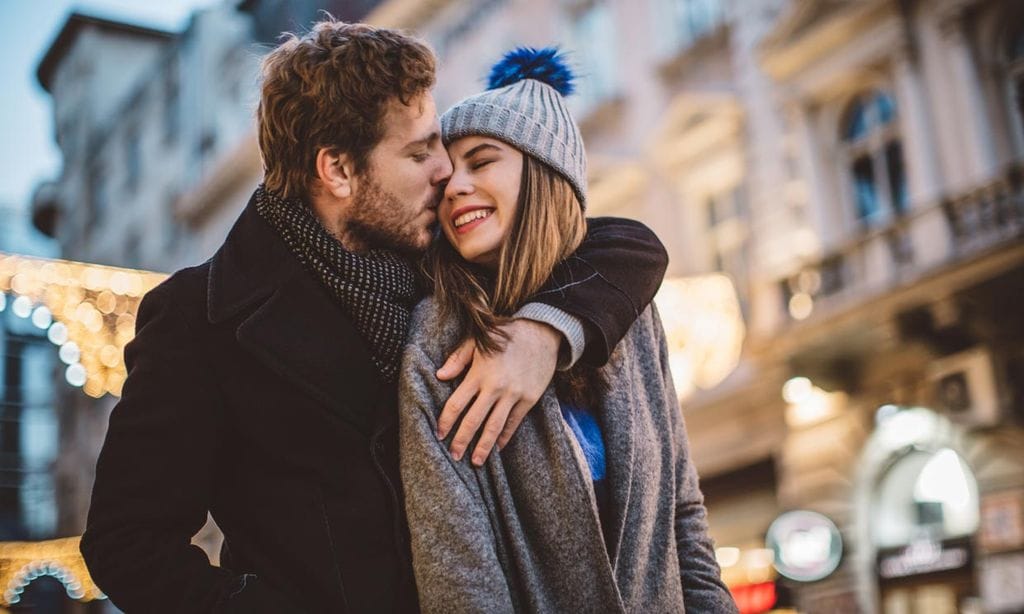 pareja feliz