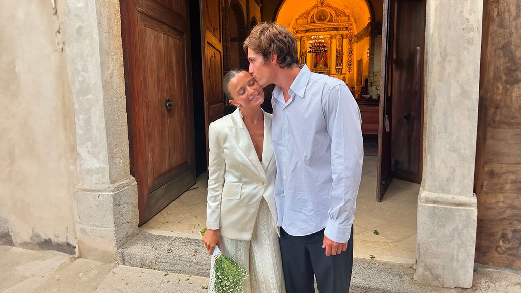 Nacho Aragón y Bea Gimeno en su boda