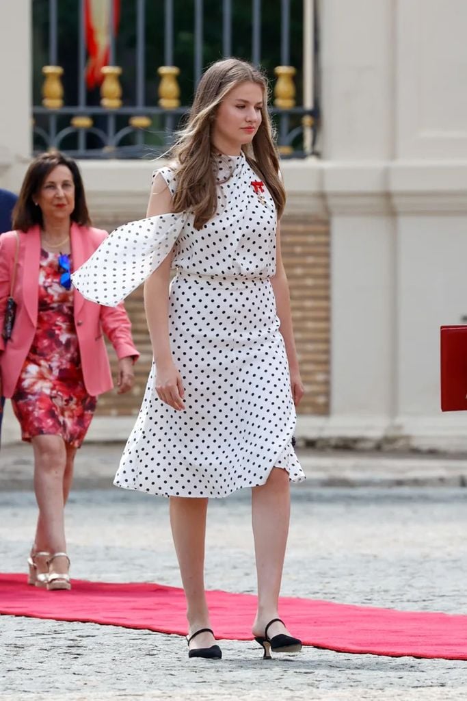 El look más informal de la princesa Leonor en su ingreso a la Academia Militar de Zaragoza